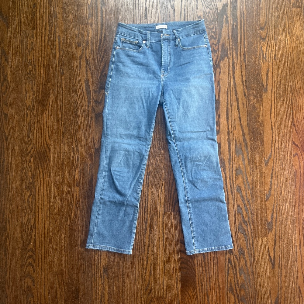 Good American crop jeans